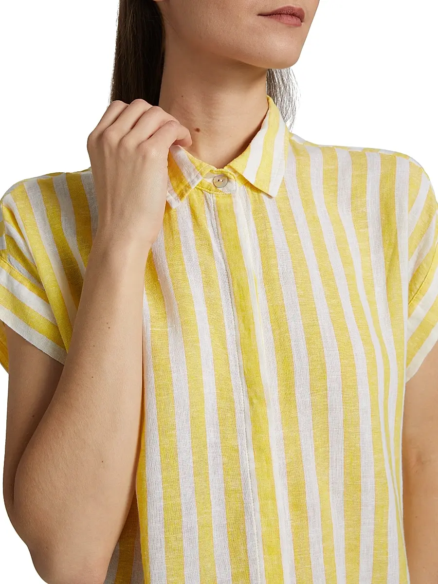 RAILS Women's Jamie Striped Linen-Blend Shirt | Thumbnail 6 RAILS Women's Jamie Striped Linen-Blend Shirt | Thumbnail 6