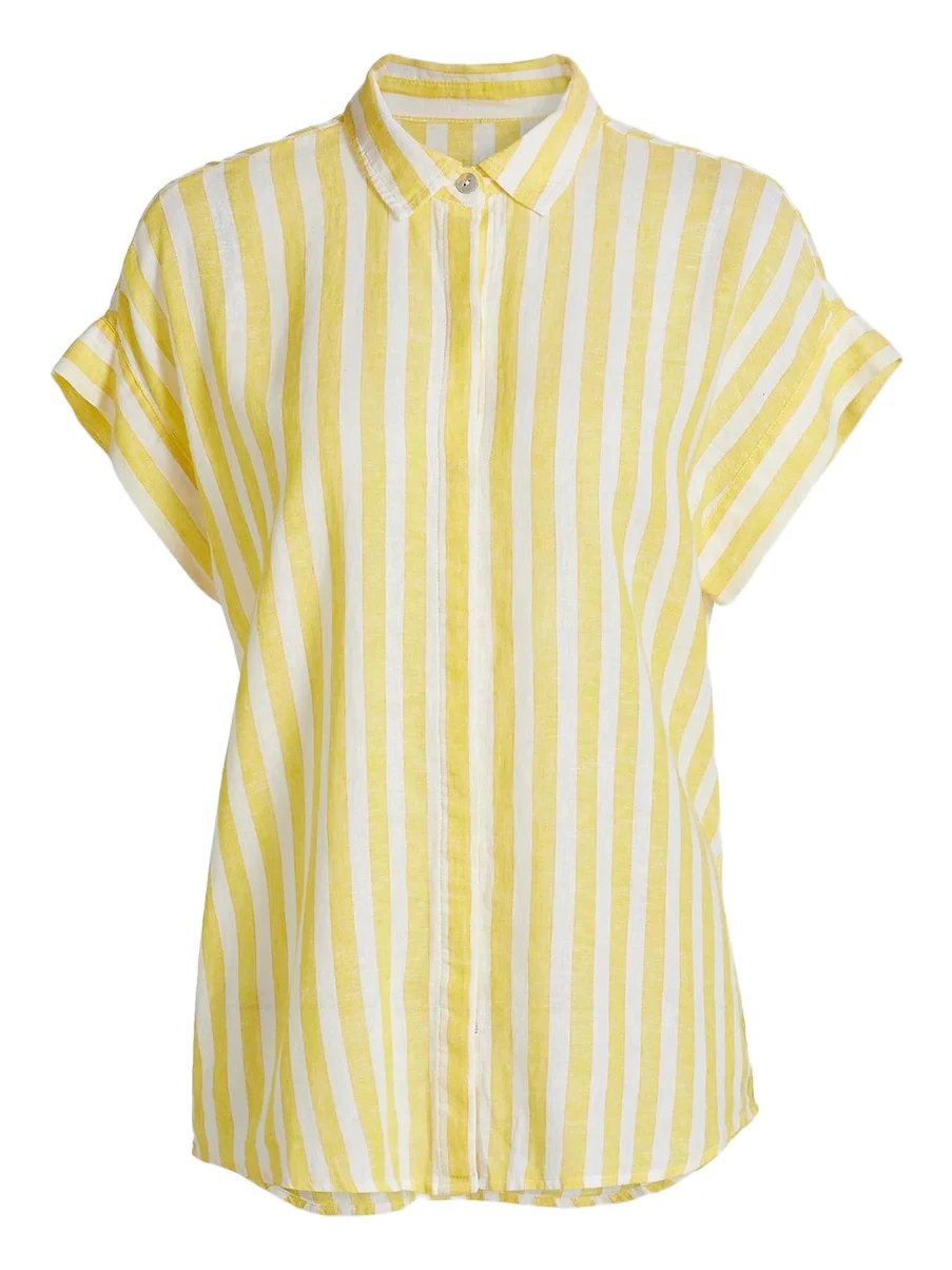 RAILS Women's Jamie Striped Linen-Blend Shirt