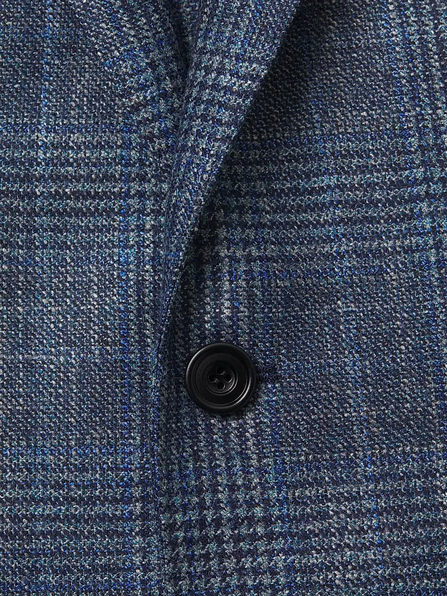 Sartorio Napoli Men's Plaid Wool-Silk Jacket | Thumbnail 6 Sartorio Napoli Men's Plaid Wool-Silk Jacket | Thumbnail 6