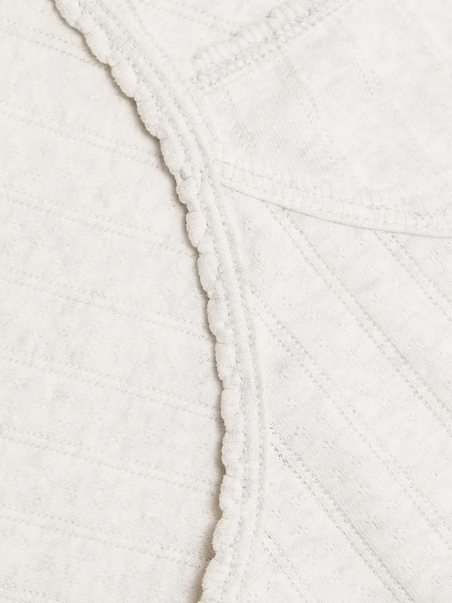 Leset Women's Pointelle Classic Tank Top - Cloud Melange | Thumbnail 7 Leset Women's Pointelle Classic Tank Top - Cloud Melange | Thumbnail 7