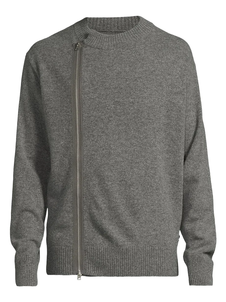 Men's Wool Zip-Front Cardigan Men's Wool Zip-Front Cardigan