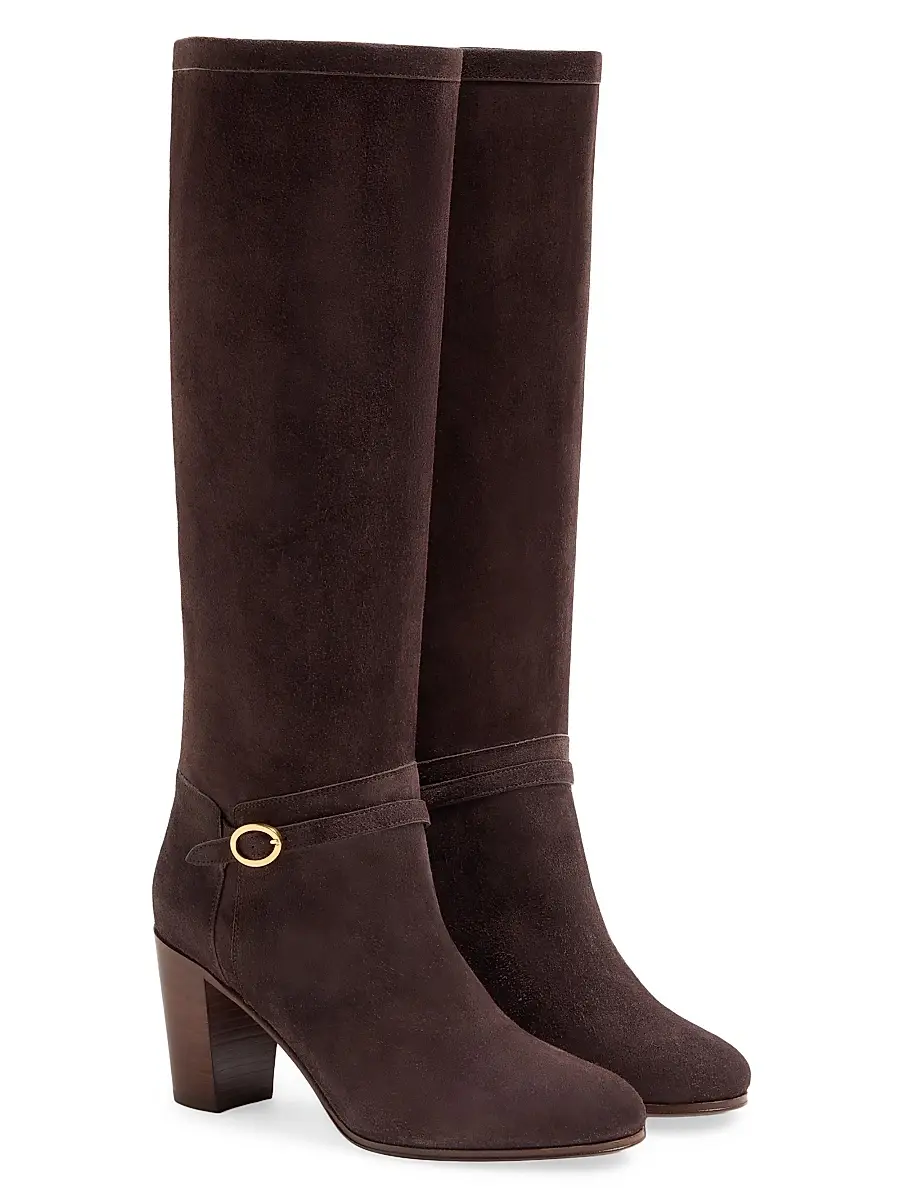 Valentino Women's Pattie Crust 75MM Leather Boots | Thumbnail 2 Valentino Women's Pattie Crust 75MM Leather Boots | Thumbnail 2