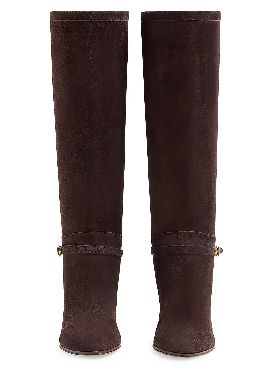 Valentino Women's Pattie Crust 75MM Leather Boots | Thumbnail 6 Valentino Women's Pattie Crust 75MM Leather Boots | Thumbnail 6