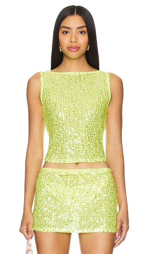 Lovers and Friends Erin Sequin Top