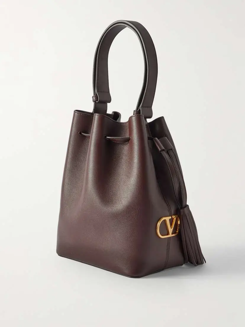 Valentino Garavani So Seau Tasseled Leather Shoulder Bag | Thumbnail 3 Valentino Garavani So Seau Tasseled Leather Shoulder Bag | Thumbnail 3