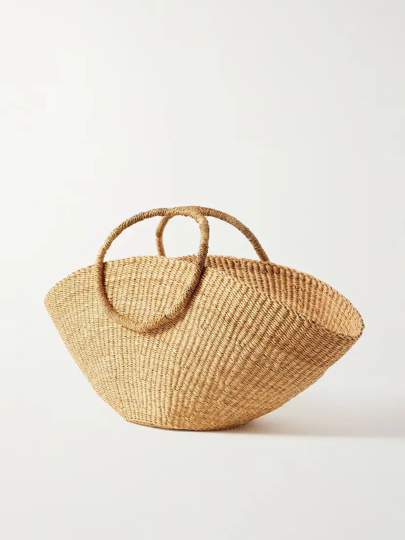 MUUÑ Luna Woven Straw Tote | Thumbnail 3