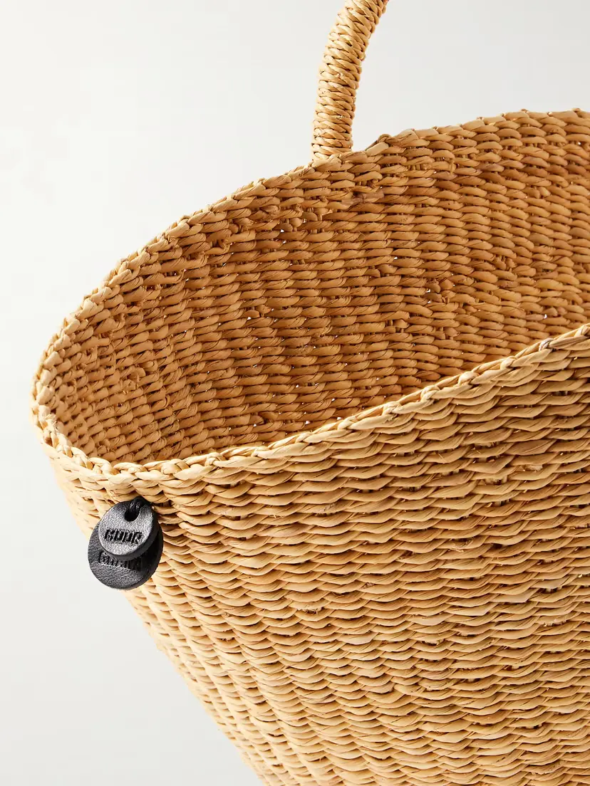 MUUÑ Luna Woven Straw Tote | Thumbnail 4