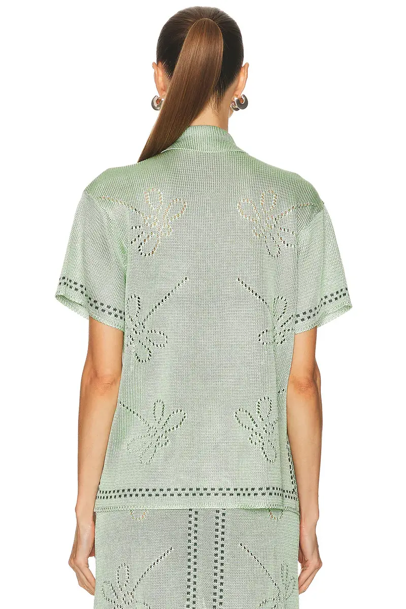 Calle Del Mar Garden Party Short Sleeve Shirt | Thumbnail 4 Calle Del Mar Garden Party Short Sleeve Shirt | Thumbnail 4
