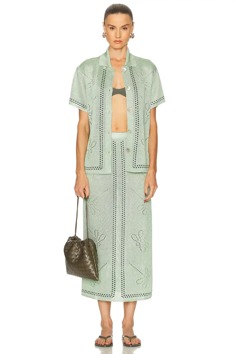 Calle Del Mar Garden Party Short Sleeve Shirt | Thumbnail 5 Calle Del Mar Garden Party Short Sleeve Shirt | Thumbnail 5