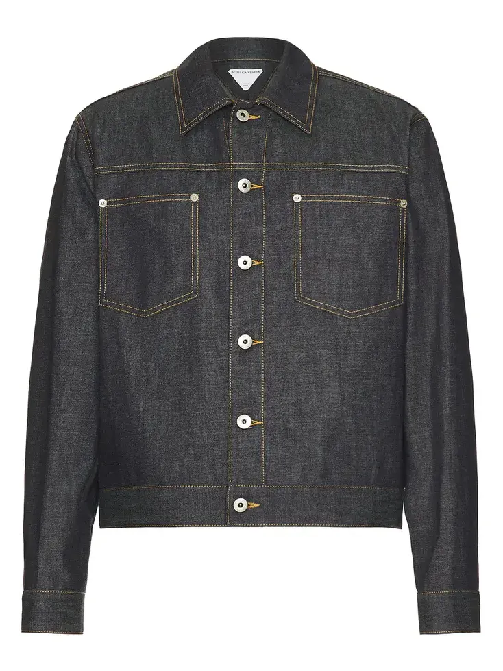 Bottega Veneta Indigo Wash Light Denim Jacket
