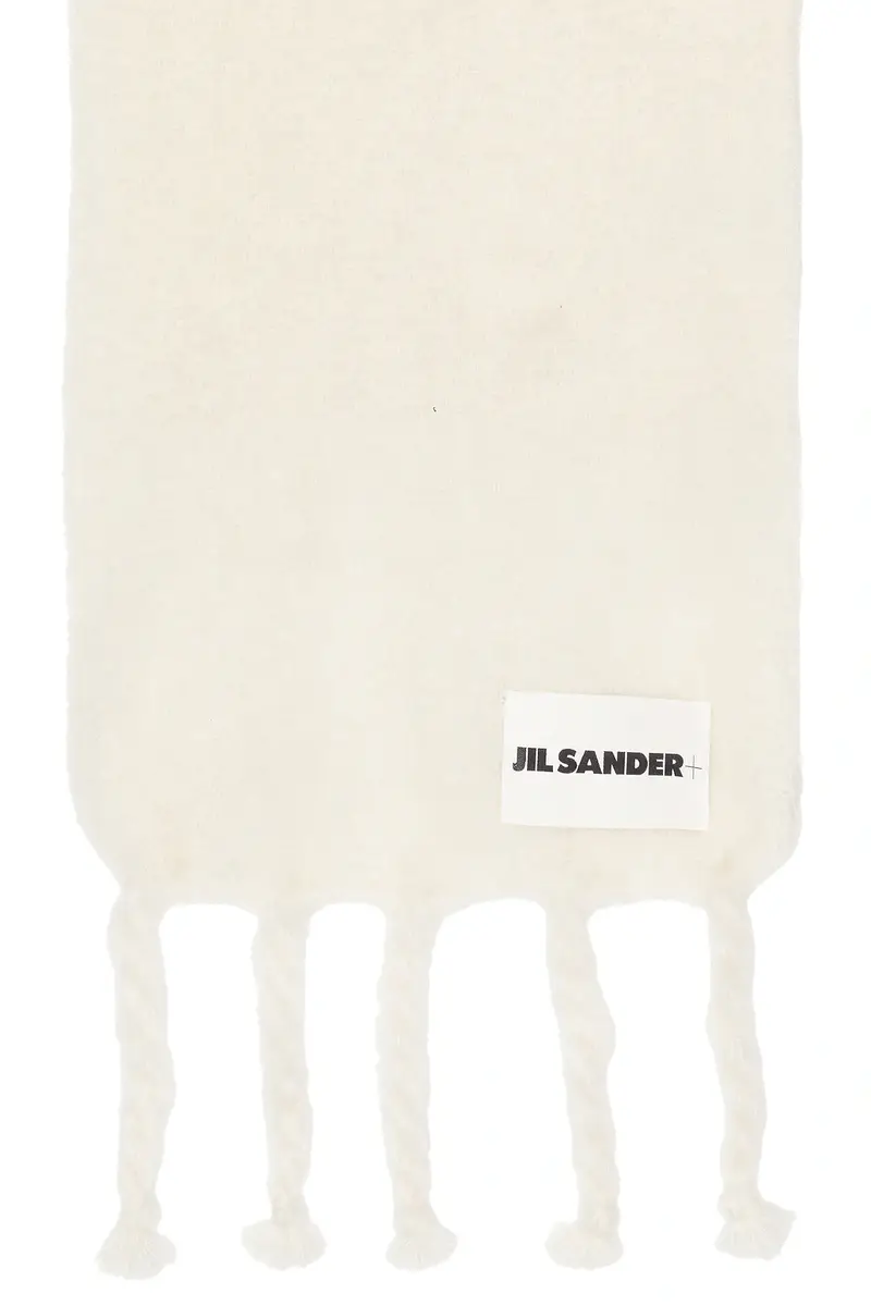 Jil Sander Logo Plain Scarf | Thumbnail 3 Jil Sander Logo Plain Scarf | Thumbnail 3