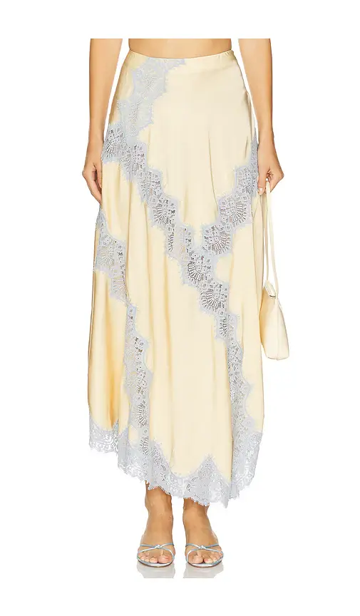 L'Academie Lay Midi Skirt | Image 1 L'Academie Lay Midi Skirt | Image 1