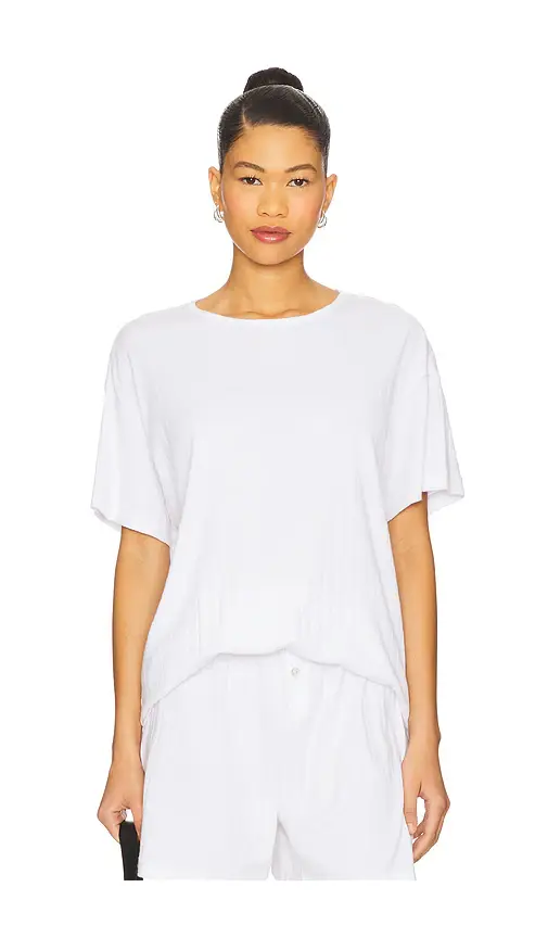 DONNI. Pointelle Oversized Tee | Image 1 DONNI. Pointelle Oversized Tee | Image 1