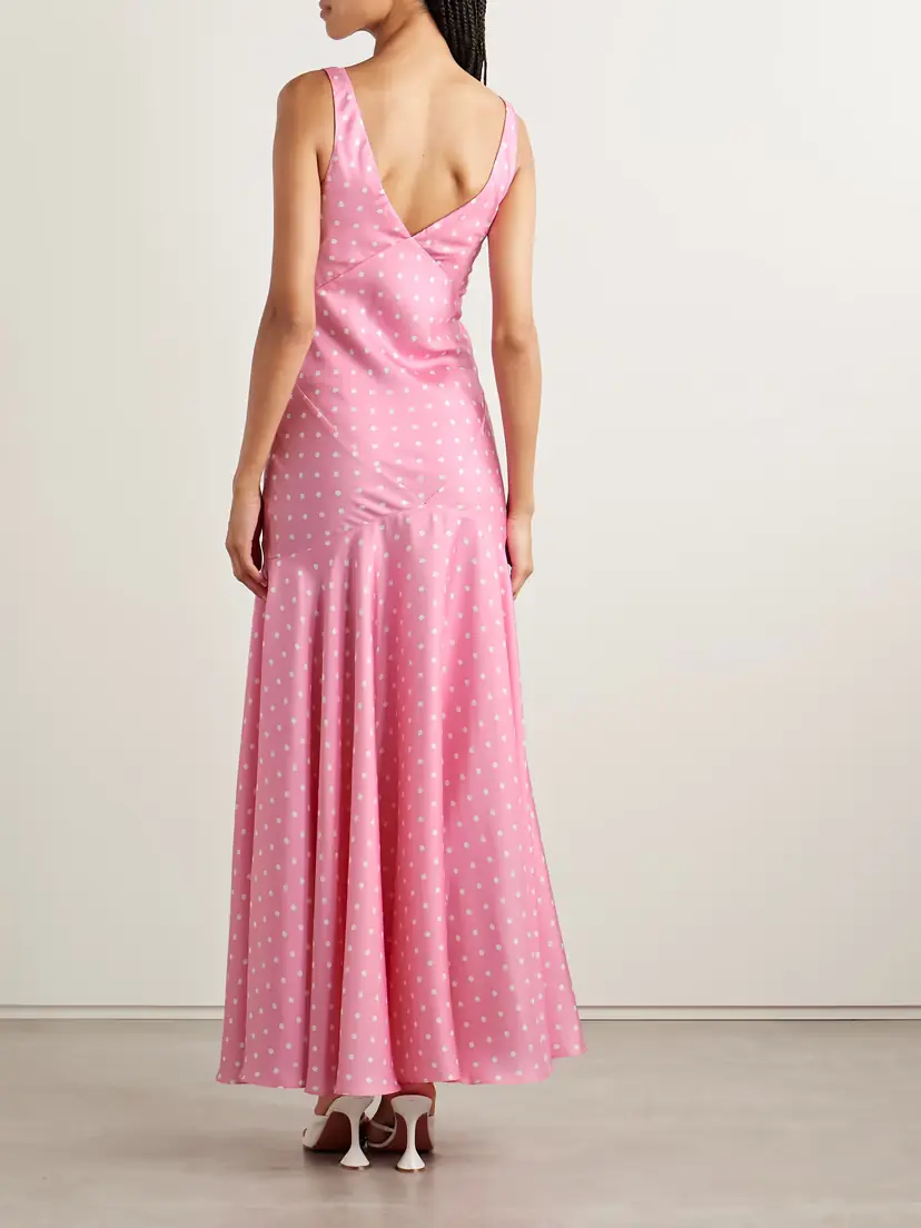 Rodarte Embellished Polka-dot Silk-satin Twill Gown | Thumbnail 3 Rodarte Embellished Polka-dot Silk-satin Twill Gown | Thumbnail 3