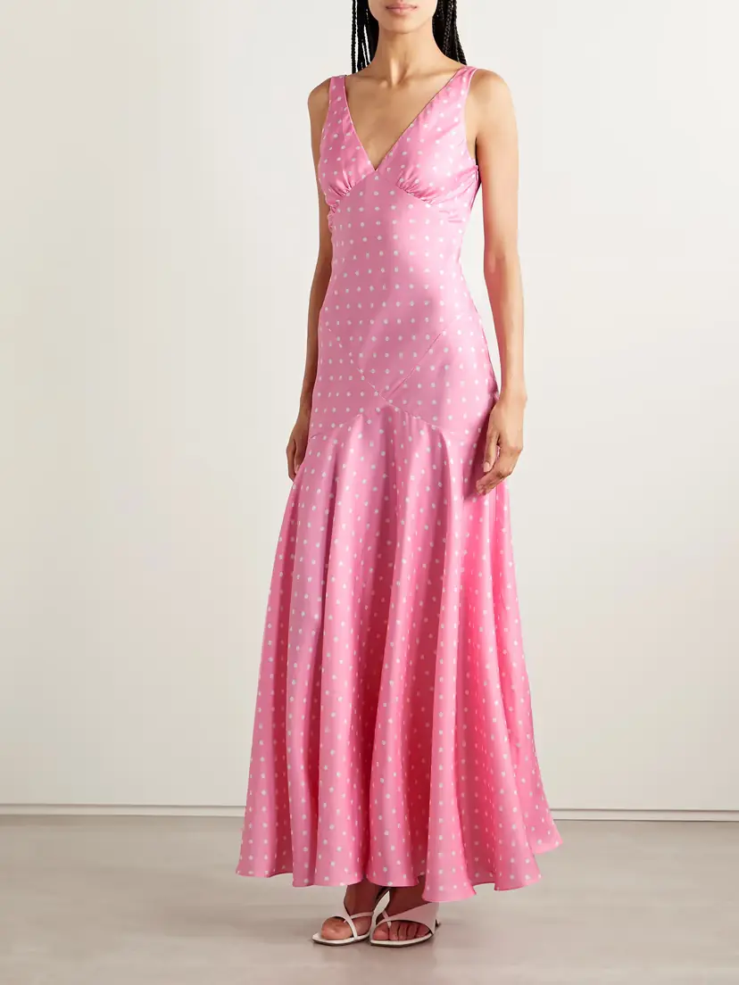 Rodarte Embellished Polka-dot Silk-satin Twill Gown | Thumbnail 5 Rodarte Embellished Polka-dot Silk-satin Twill Gown | Thumbnail 5