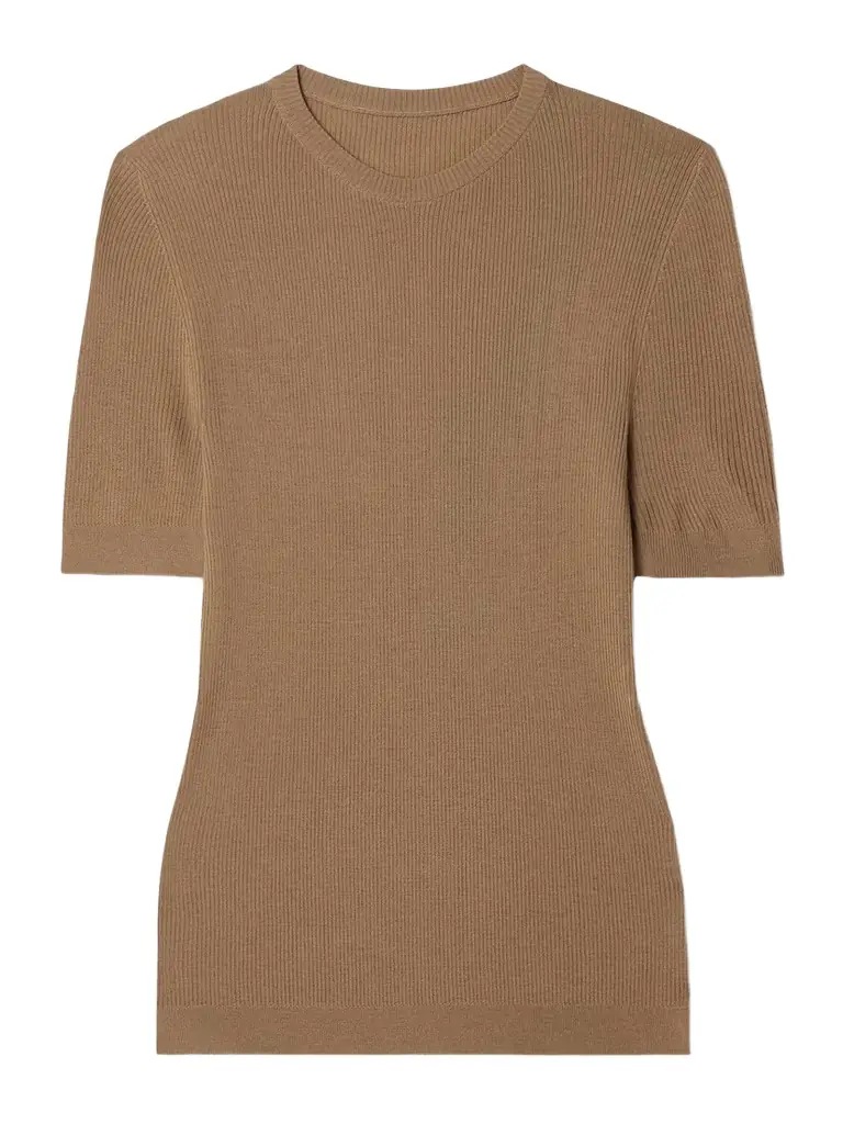 Khaite Celina Ribbed Wool-blend Top | Image 1 Khaite Celina Ribbed Wool-blend Top | Image 1