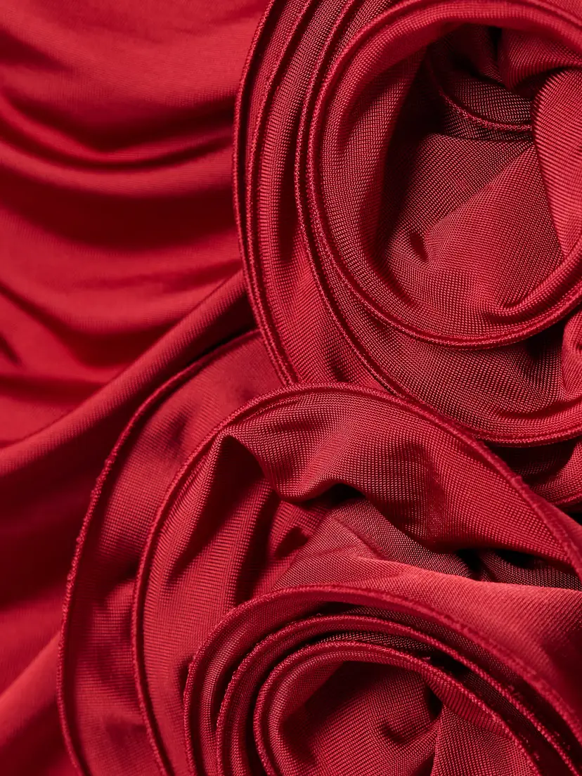 Magda Butrym Appliquéd Draped Stretch-jersey Midi Dress | Thumbnail 4 Magda Butrym Appliquéd Draped Stretch-jersey Midi Dress | Thumbnail 4