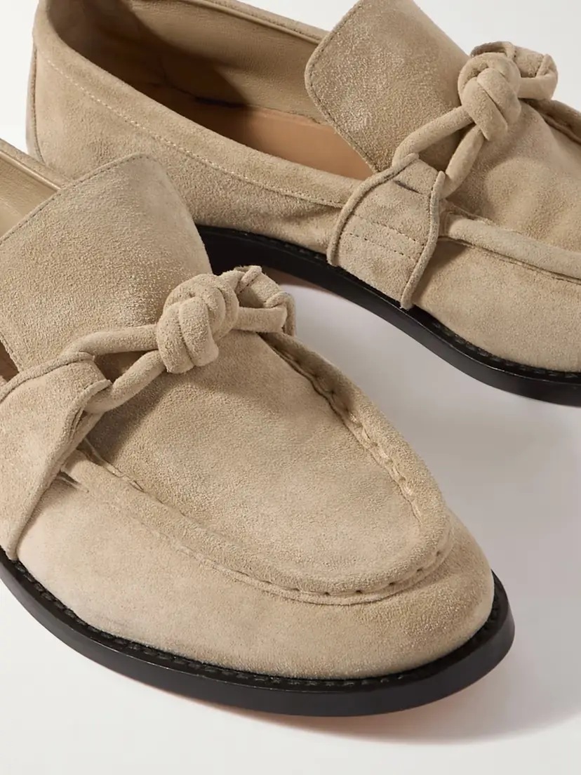 Bottega Veneta Astaire Embellished Suede Loafers | Thumbnail 4 Bottega Veneta Astaire Embellished Suede Loafers | Thumbnail 4