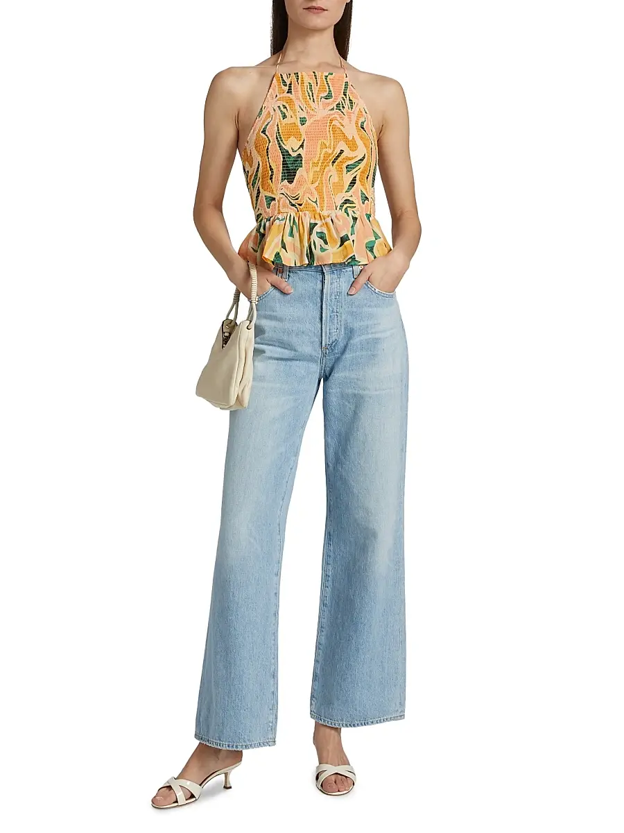 RAILS Women's Gwendolyn Abstract Cotton Sleeveless Top | Thumbnail 2