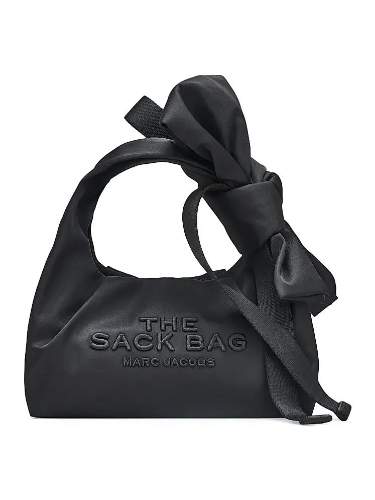 Women's The Bow Nylon Mini Sack Bag Women's The Bow Nylon Mini Sack Bag