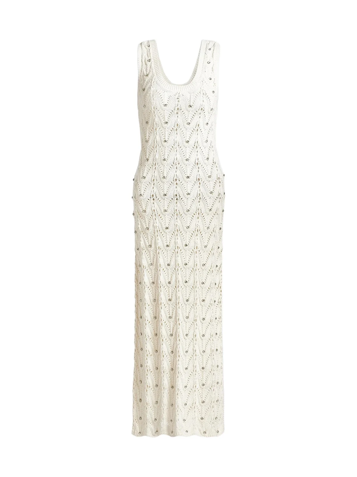 Generation Love Women's Vincent Crystal Pointelle-Knit Maxi Dress