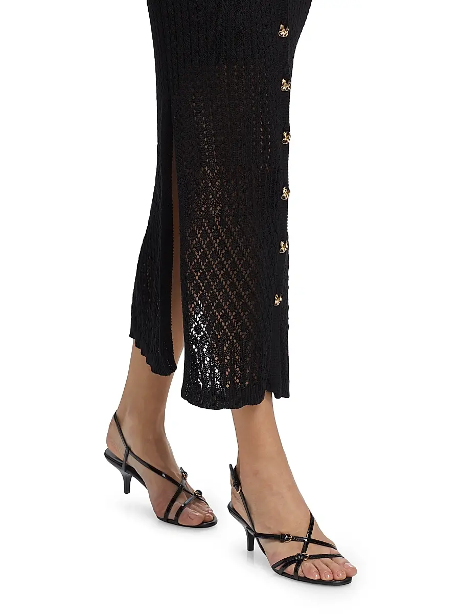 Generation Love Women's Eleni Pointelle Knit Maxi Dress | Thumbnail 6 Generation Love Women's Eleni Pointelle Knit Maxi Dress | Thumbnail 6