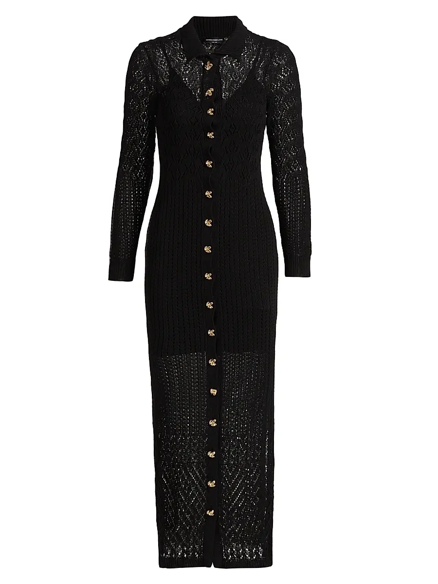 Generation Love Women's Eleni Pointelle Knit Maxi Dress