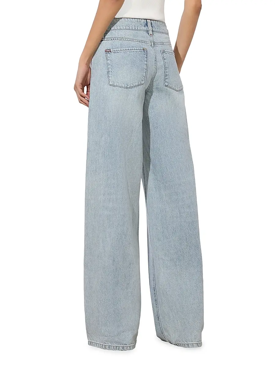 Alice + Olivia Women's Amazing Low-Rise Baggy Jeans | Thumbnail 5 Alice + Olivia Women's Amazing Low-Rise Baggy Jeans | Thumbnail 5