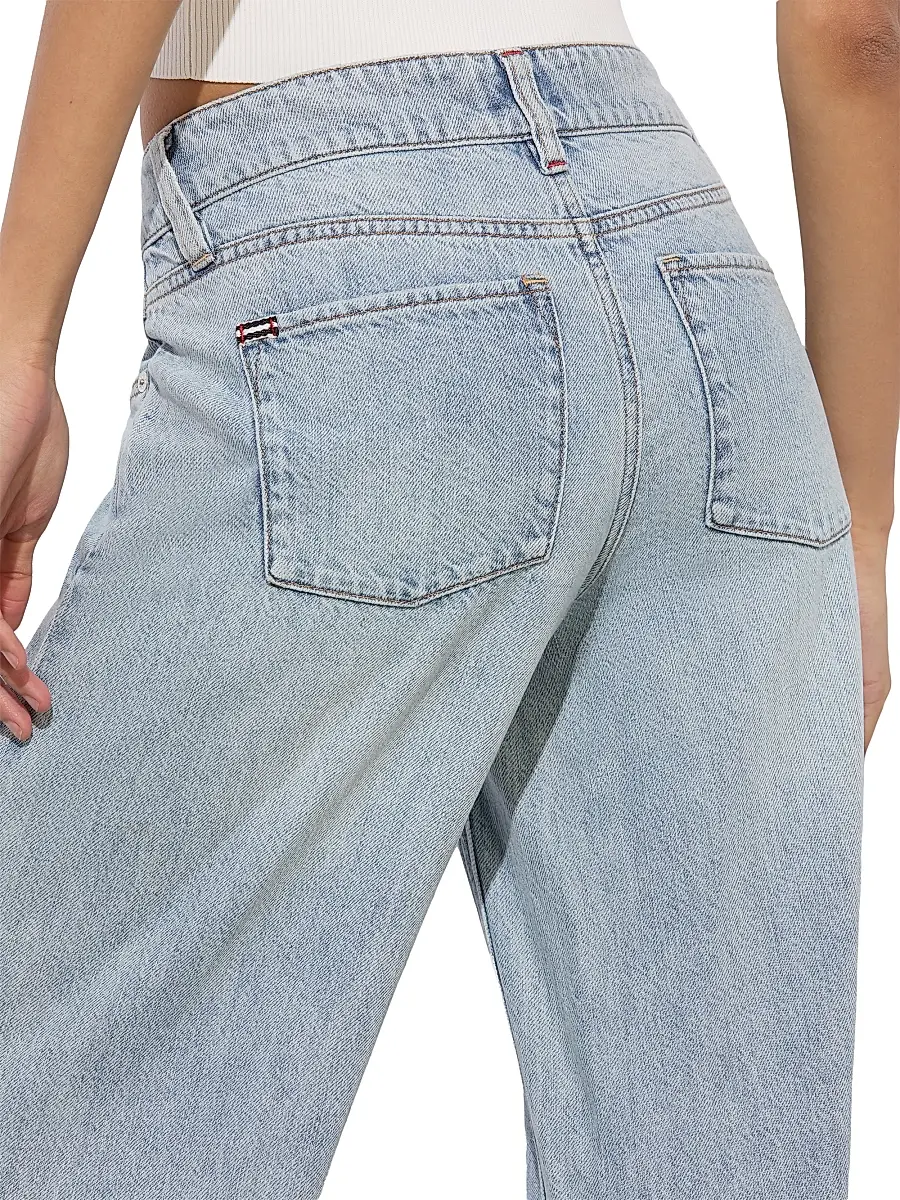 Alice + Olivia Women's Amazing Low-Rise Baggy Jeans | Thumbnail 6 Alice + Olivia Women's Amazing Low-Rise Baggy Jeans | Thumbnail 6