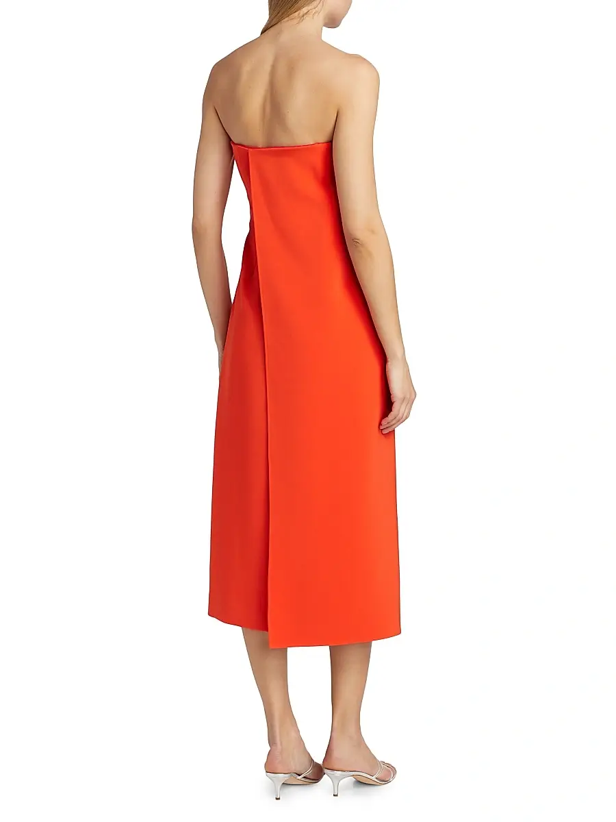 Et Ochs Women's Anika Stretch Strapless Midi-Dress | Thumbnail 5 Et Ochs Women's Anika Stretch Strapless Midi-Dress | Thumbnail 5
