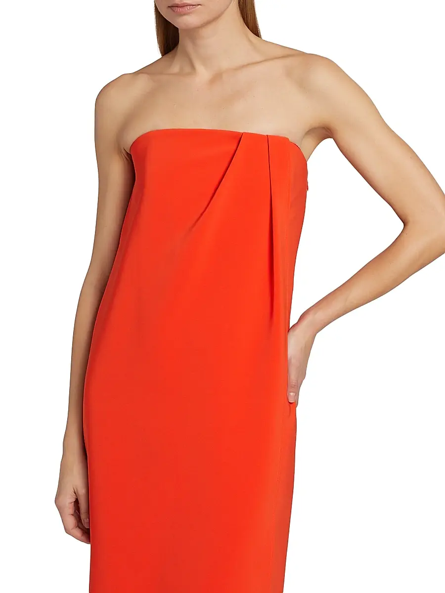 Et Ochs Women's Anika Stretch Strapless Midi-Dress | Thumbnail 6 Et Ochs Women's Anika Stretch Strapless Midi-Dress | Thumbnail 6