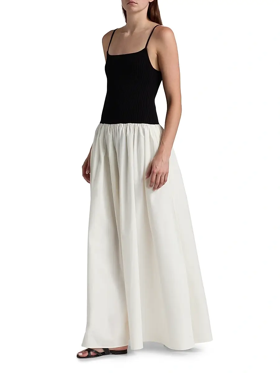 Toccin Women's Orielle Colorblocked Drop-Waist Maxi Dress | Thumbnail 4 Toccin Women's Orielle Colorblocked Drop-Waist Maxi Dress | Thumbnail 4