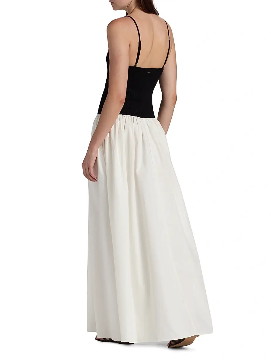 Toccin Women's Orielle Colorblocked Drop-Waist Maxi Dress | Thumbnail 5 Toccin Women's Orielle Colorblocked Drop-Waist Maxi Dress | Thumbnail 5