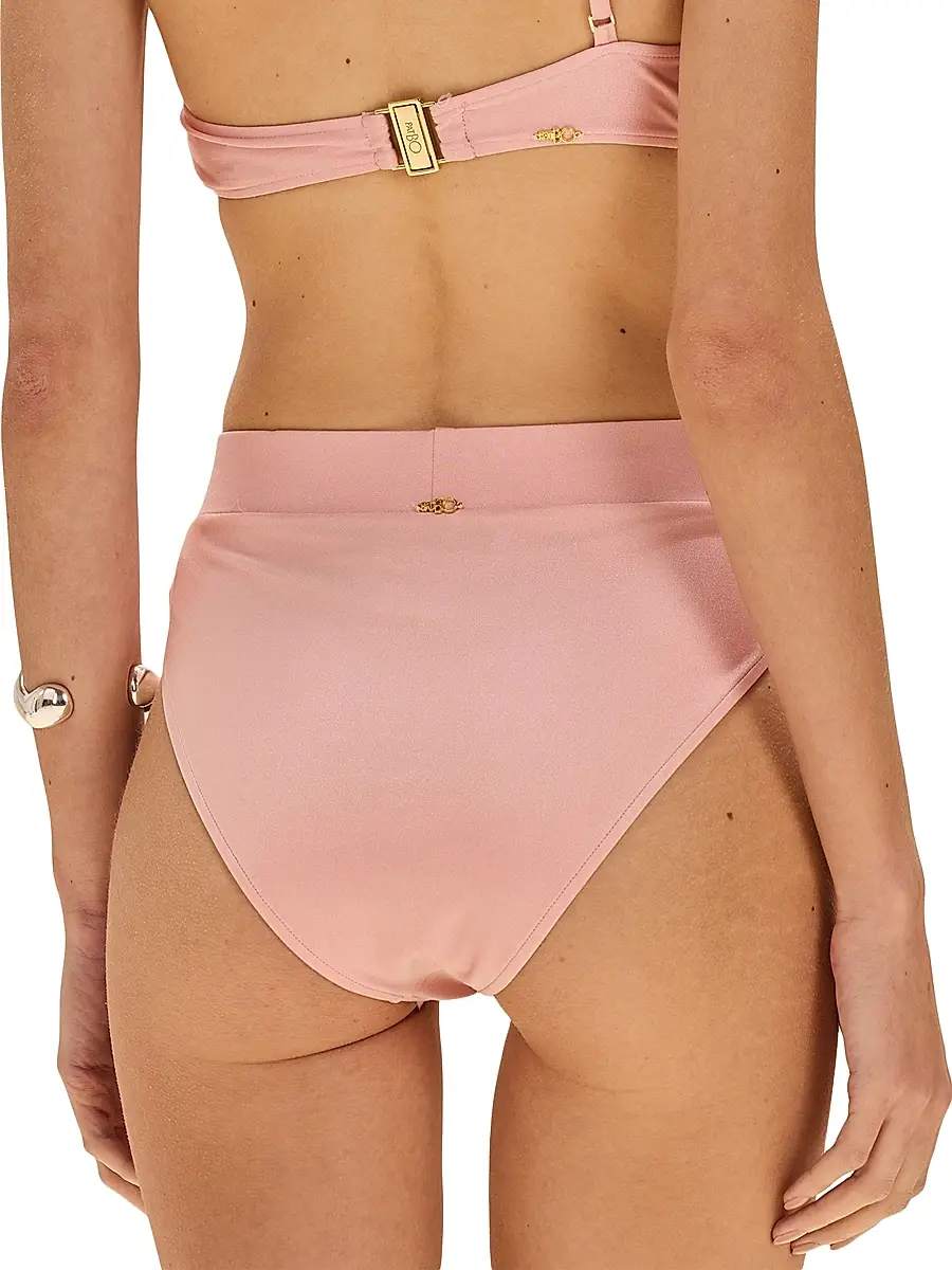 PatBO Women's Lagoa High-Rise Bikini Bottom - Pink | Thumbnail 3 PatBO Women's Lagoa High-Rise Bikini Bottom - Pink | Thumbnail 3