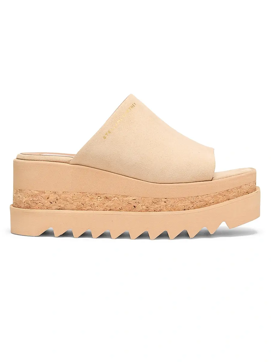 Stella McCartney Women's Sneakelyse Alter 80MM Platform Sandals - Desert | Image 1 Stella McCartney Women's Sneakelyse Alter 80MM Platform Sandals - Desert | Image 1
