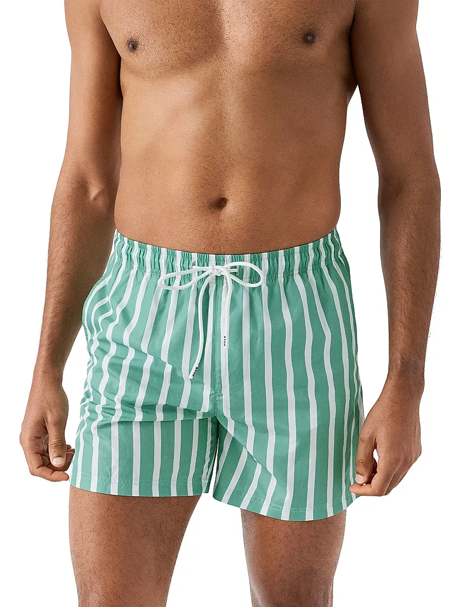 Eton Men's Striped Swim Shorts | Thumbnail 2 Eton Men's Striped Swim Shorts | Thumbnail 2