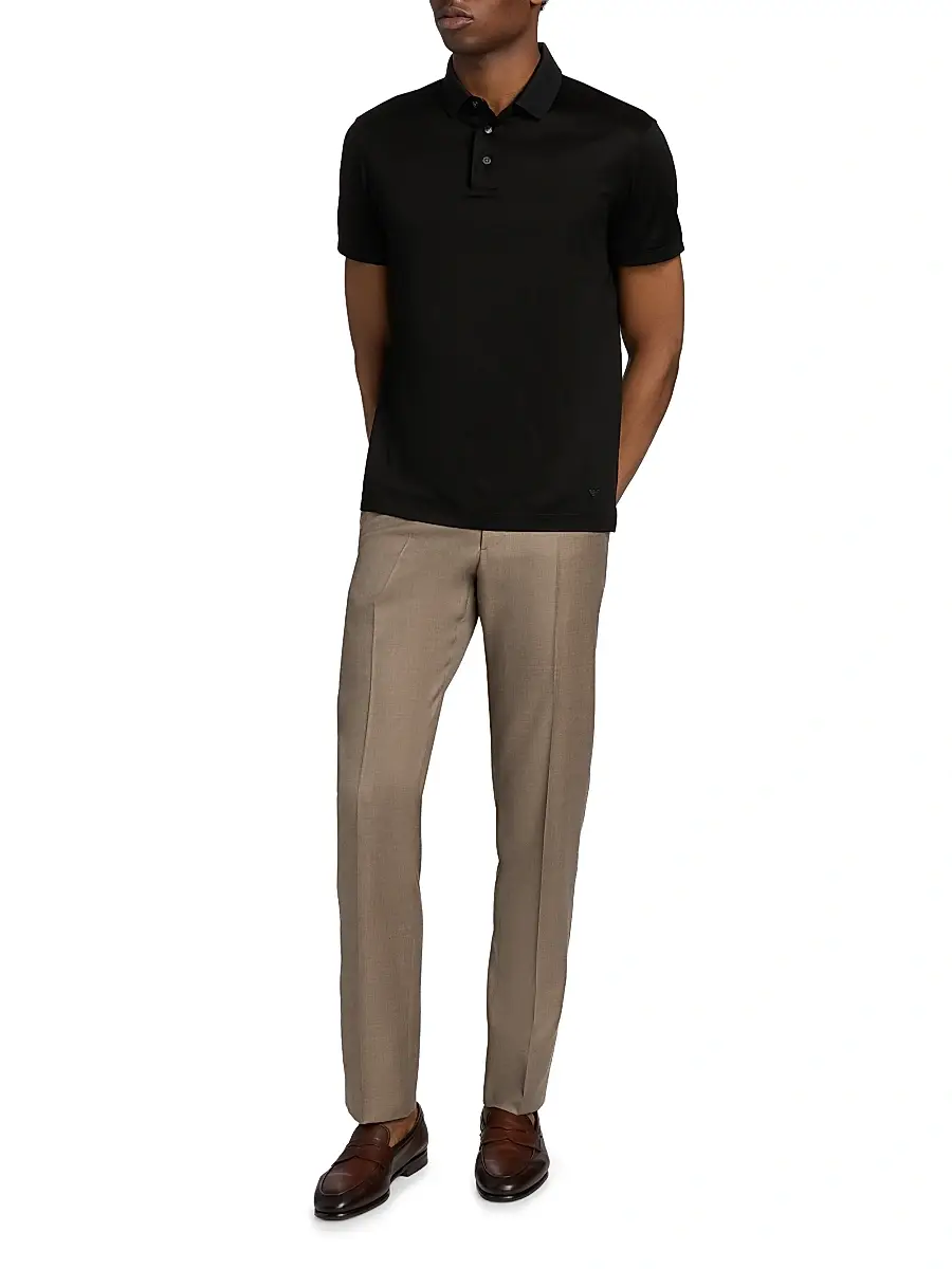 Giorgio Armani Men's RP Polo Shirt | Thumbnail 2 Giorgio Armani Men's RP Polo Shirt | Thumbnail 2