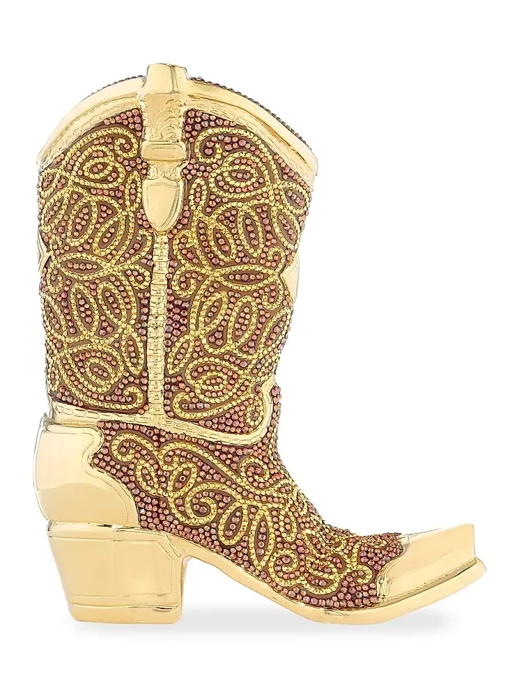 Women's Crystal-Embellished Cowboy-Boot Convertible Clutch Women's Crystal-Embellished Cowboy-Boot Convertible Clutch
