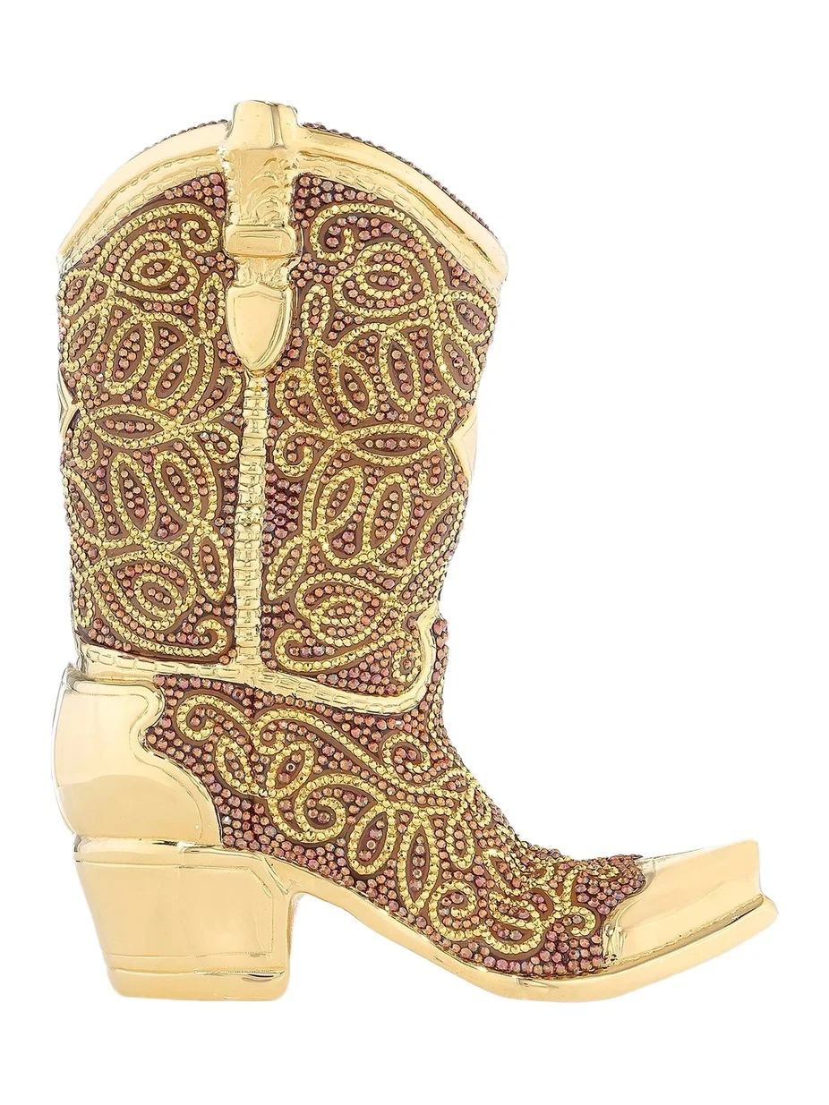 Judith Leiber Couture Women's Crystal-Embellished Cowboy-Boot Convertible Clutch