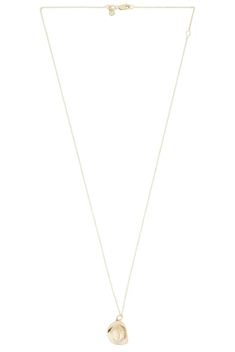 Sydney Evan Cowboy Hat Charm Necklace