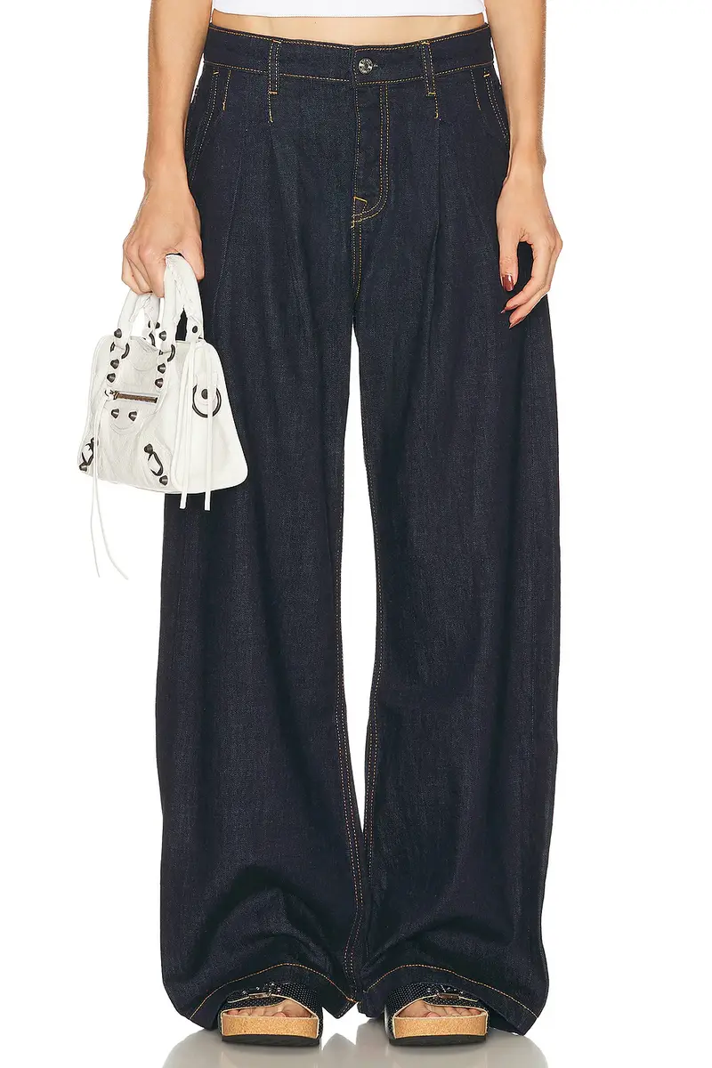 EB Denim Kendall Pleated Barrel | Thumbnail 3 EB Denim Kendall Pleated Barrel | Thumbnail 3