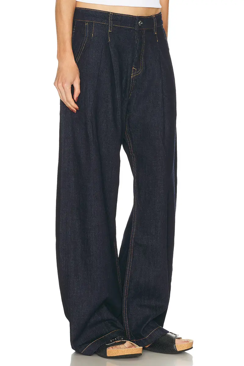 EB Denim Kendall Pleated Barrel | Thumbnail 4 EB Denim Kendall Pleated Barrel | Thumbnail 4
