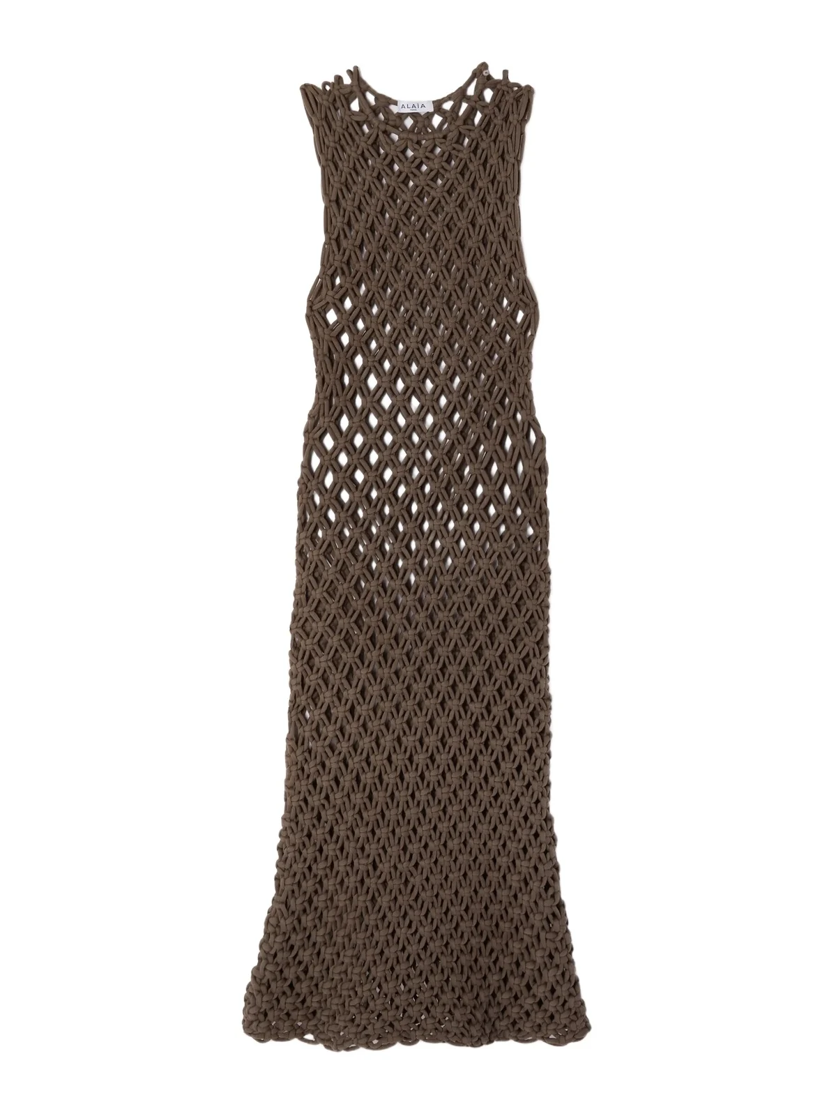 Knotted Cotton-blend Midi Dress Knotted Cotton-blend Midi Dress