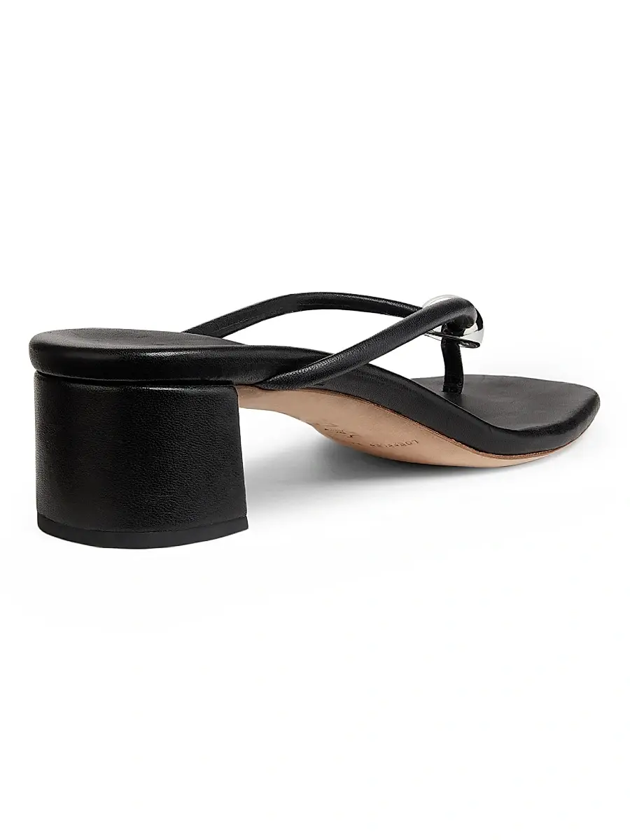 Loeffler Randall Women's Odessa 50MM Leather Sandals | Thumbnail 3