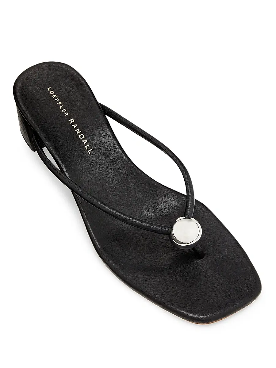 Loeffler Randall Women's Odessa 50MM Leather Sandals | Thumbnail 4