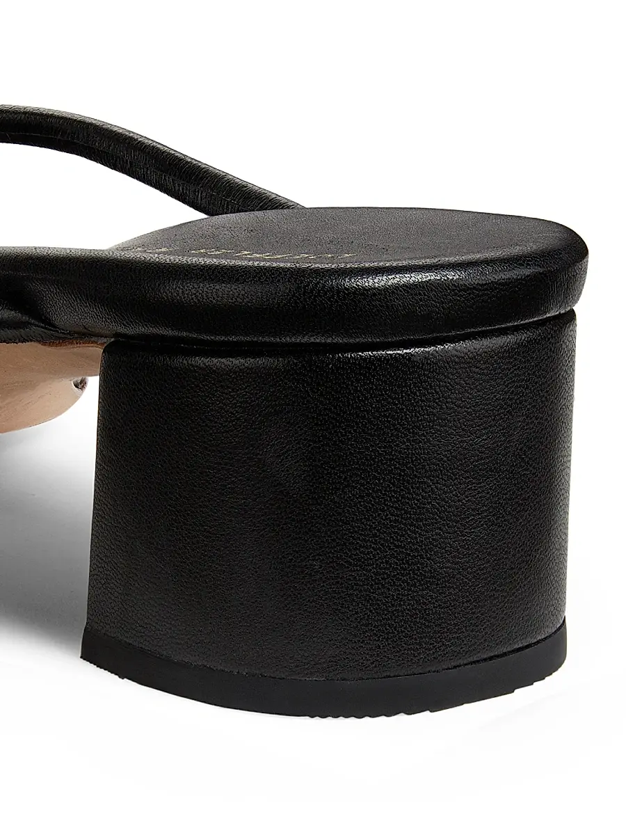 Loeffler Randall Women's Odessa 50MM Leather Sandals | Thumbnail 5