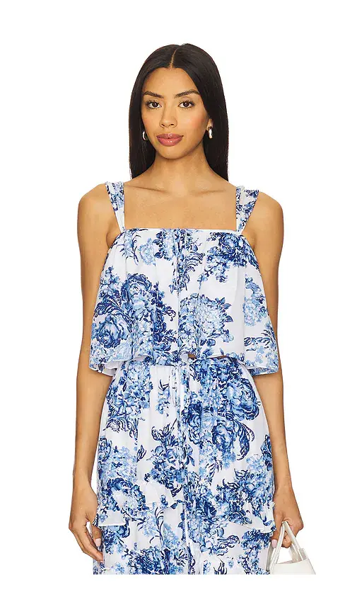 Cinq à Sept Costal Bouquet Kandra Top