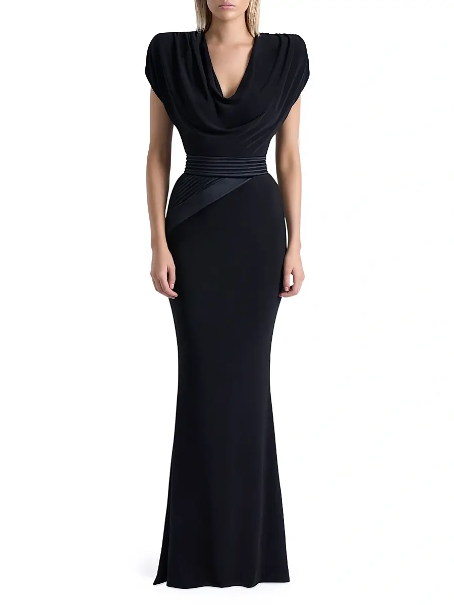 Zhivago Women's Ilium Stretch-Jersey Body-Con Gown | Thumbnail 3 Zhivago Women's Ilium Stretch-Jersey Body-Con Gown | Thumbnail 3