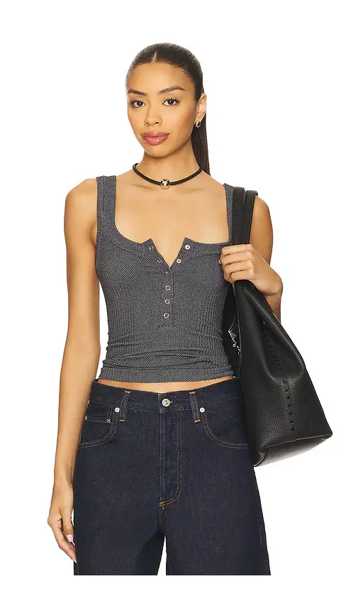Free People Clean Slate Henley Tank | Image 1 Free People Clean Slate Henley Tank | Image 1