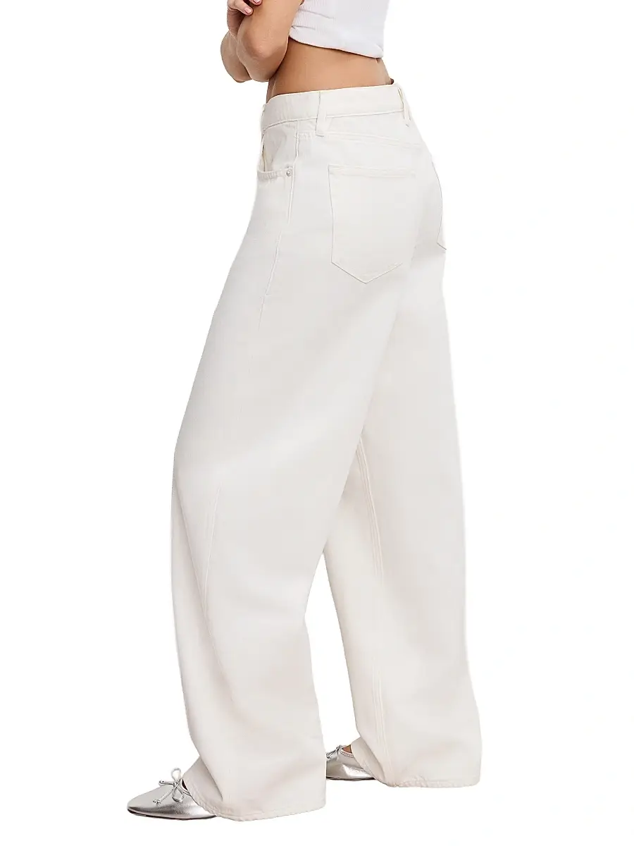 GOOD AMERICAN Women's Good Standard Baggy Jeans | Thumbnail 3